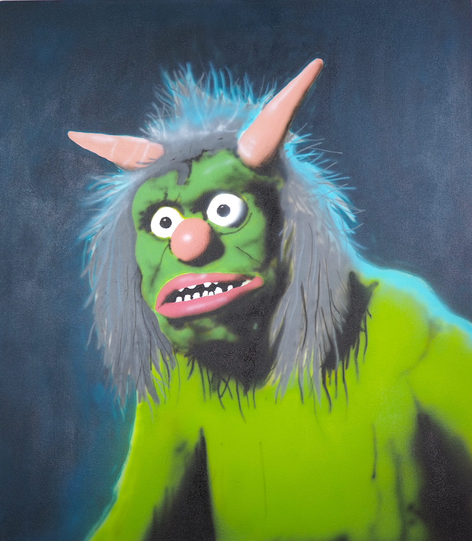 Jarrod Thornbush, a painting by Adam S. Forsythe