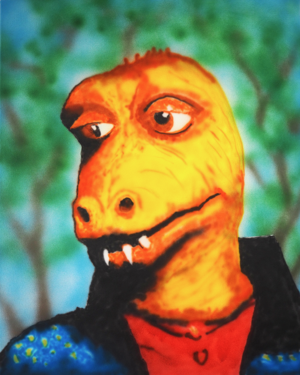 Glimmerfriend, a painting by Adam S. Forsythe