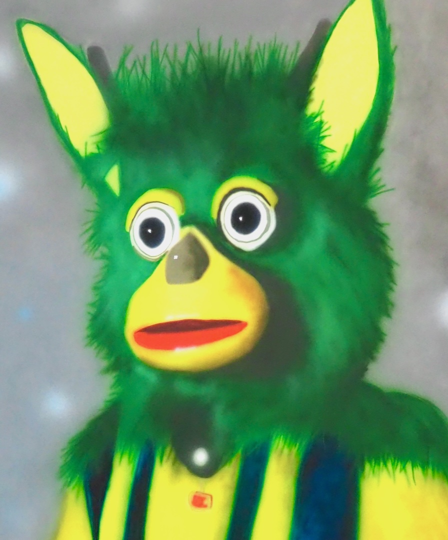 fuzzbot 3000, a painting by Adam S. Forsythe