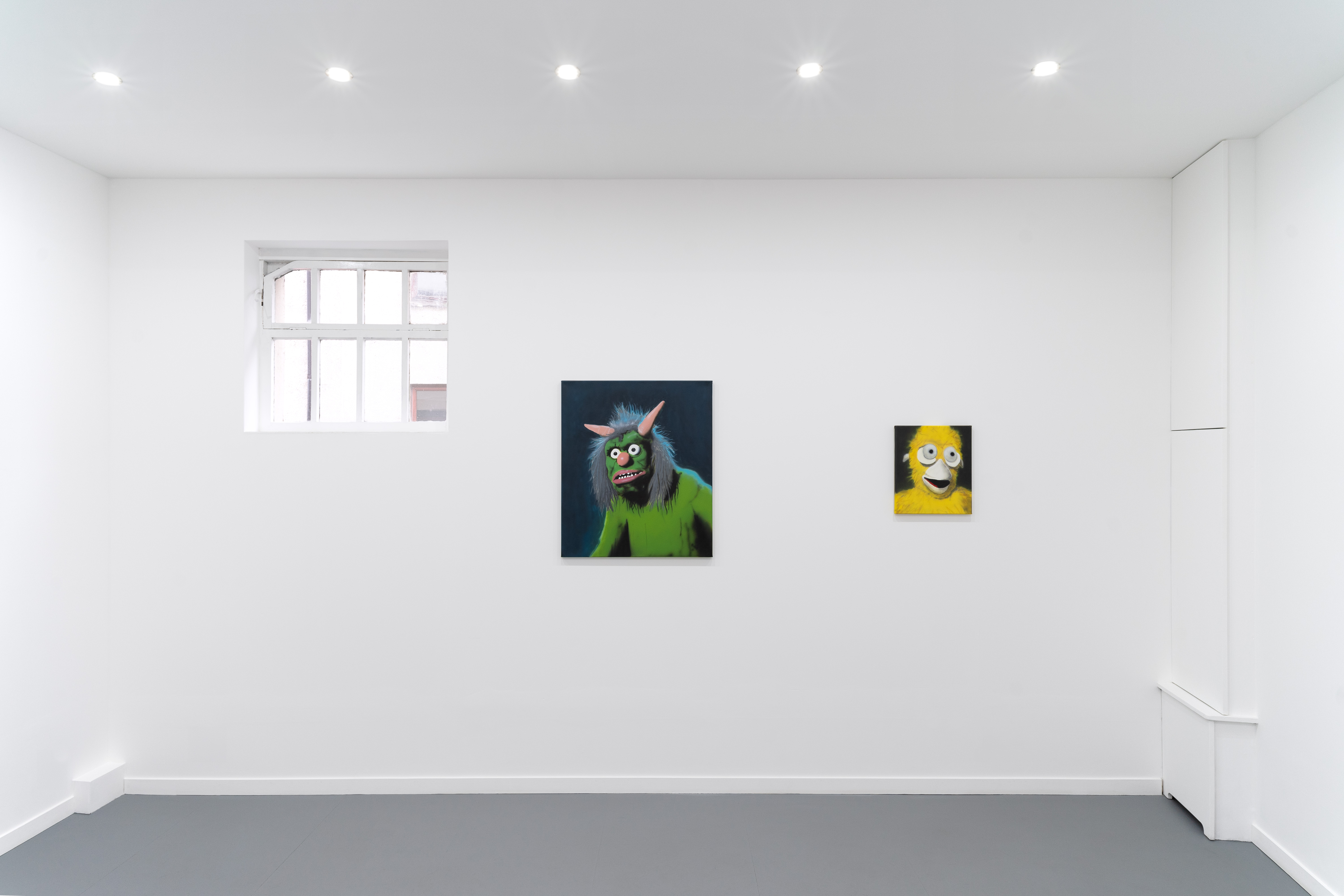 paintings installed at hunted projects